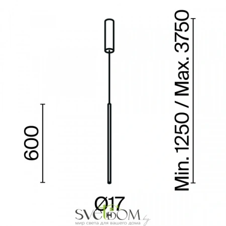 Подвесные светильники Maytoni MOD246PL-L12BSK от Магазина Svetdom.by