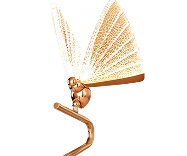Kink Light 08444-T,33 Настольная лампа Баттерфляй золото Led