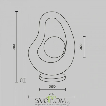 MOD380TL-01W Maytoni