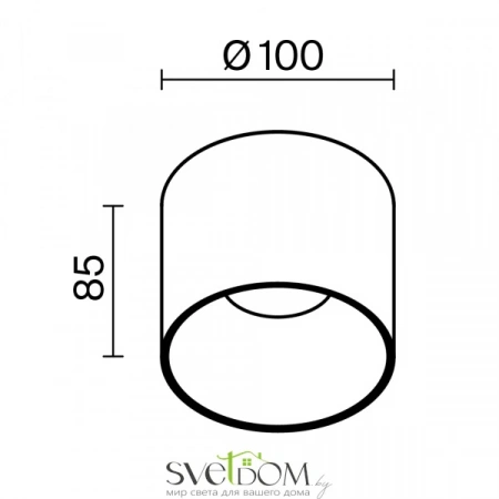 Потолочные светильники Maytoni C064CL-01-15W4K-D-RD-WB от Магазина Svetdom.by