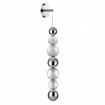 5007/13WL L-VISION ODL23 467 хром/прозрачный/металл/акрил Настенный светильник LED 13W 4000K 700Лм CRYSTAL