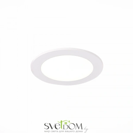 ST212.508.05 Св-к встр. Белый LED 1*5W 3000K/4000K/6000K 375Lm Ra80 110° IP20 D92xH30 220-240V Встраиваемые светильники ST LUCE