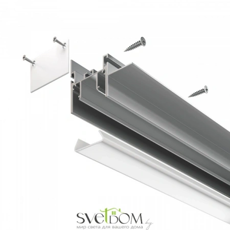 Алюминиевый профиль для натяжного потолка 51x35 ALM013S-2M