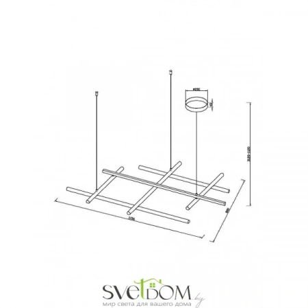 Подвесные светильники Maytoni MOD278PL-L86G3K от Магазина Svetdom.by