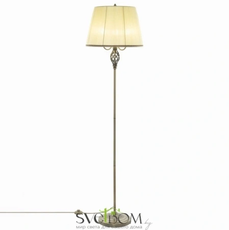 Citilux Вена CL402933 Торшер бронза с кремовым абажуром CITILUX