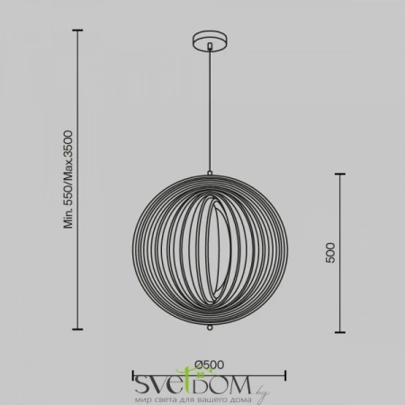 Подвесные светильники Maytoni MOD197PL-01W1 от Магазина Svetdom.by