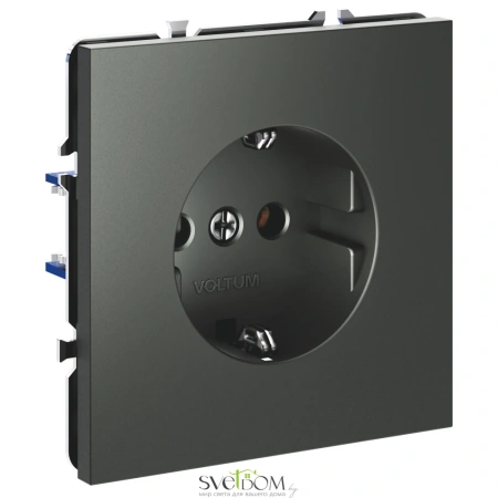 Розетки электрические с заземлением Voltum S70 VLS040106  Voltum VLS040106