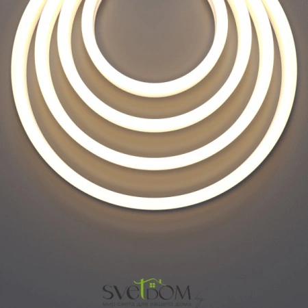 Гибкий неон 17x12 24В 10Вт/м 3000K IP67 5м | Svetdom.by