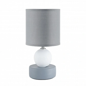 8181/1T MODERNI LN25 000 серый, керамика/текстиль Настольная лампа E14 1*40W 220V LALANA
