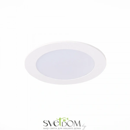 ST209.538.09 Св-к встр. Белый LED 1*9W 3000K 585Lm Ra80 110° IP20 D145xH8 90-265V Встраиваемые светильники ST LUCE