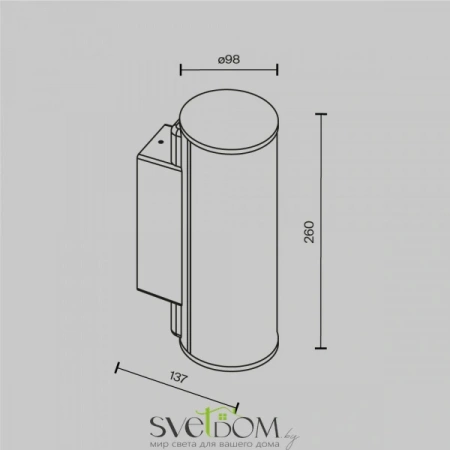 Настенные светильники O434WL-L12GF3K Maytoni | Svetdom.by