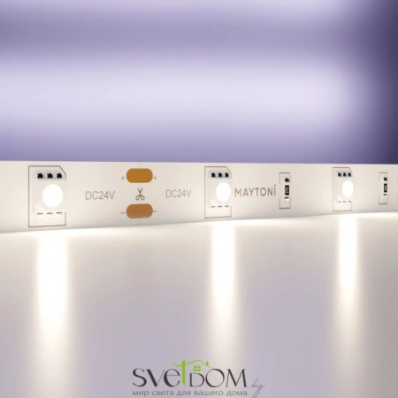 Светодиодная лента 24В 5050 7,2Вт/м 4000K 5м IP20 10161