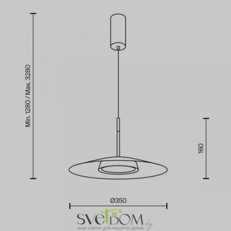 Подвесные светильники Maytoni MOD041PL-L15B3K1 от Магазина Svetdom.by