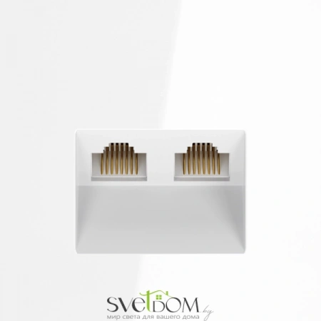 Розетка компьютерная двойная Voltum S70 VLS060201  Voltum