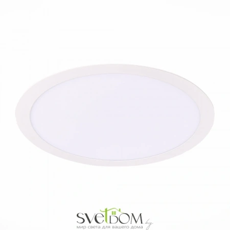 ST209.548.24 Св-к встр. Белый LED 1*24W 4000K 1 848Lm Ra80 110° IP20 D300xH8 90-265V Встраиваемые светильники ST LUCE