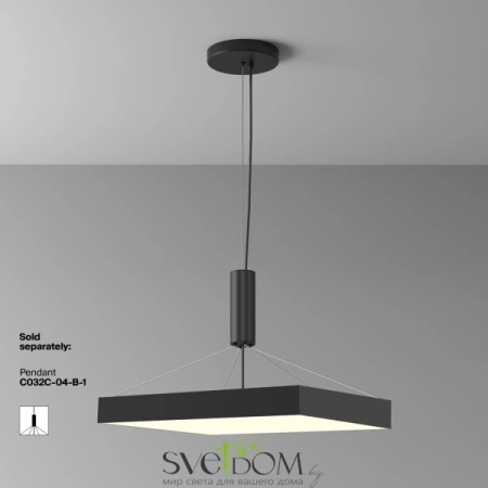 Потолочные светильники Maytoni C032CL-90W3K-SQ-B от Магазина Svetdom.by