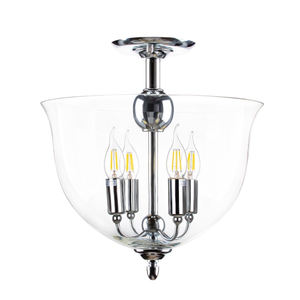 Светильник потолочный Crystal Lux ATLAS PL4 CHROME Crystal Lux