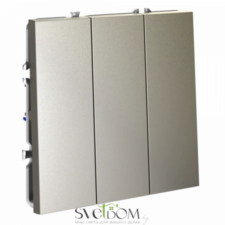 Выключатель трехклавишный Voltum S70 VLS030104  VLS030104 Voltum