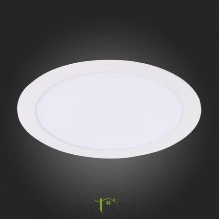 ST209.548.18 Св-к встр. Белый LED 1*18W 4000K 1 350Lm Ra80 110° IP20 D225xH8 90-265V Встраиваемые светильники ST LUCE