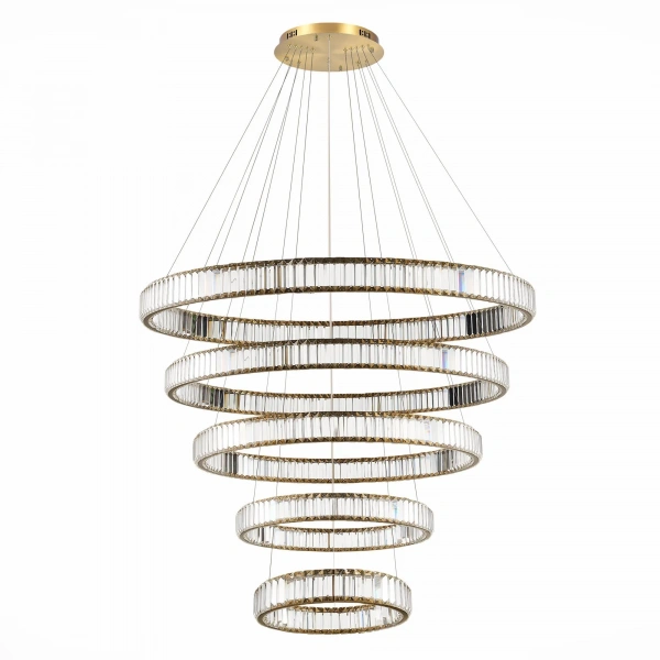 SL1622.313.05 Люстра подвесная ST-Luce Латунь/Прозрачный LED 1*285W 4000K TIVOLI