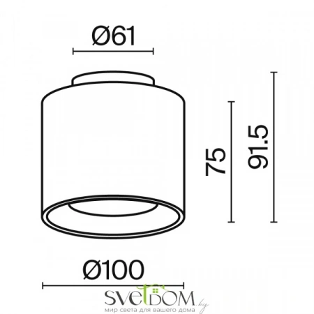Потолочные светильники Maytoni C009CW-L12W от Магазина Svetdom.by