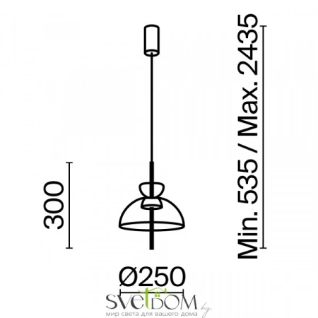 Подвесные светильники Maytoni MOD185PL-L6B3K5 от Магазина Svetdom.by
