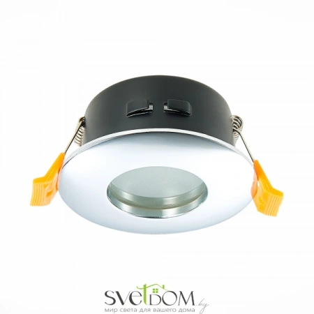 ST213.108.01 Св-к встр. Хром GU10 1*50W  IP44 D84xH50 220V Без ламп Встраиваемые светильники ST LUCE