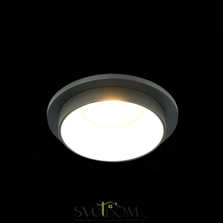 ST206.428.01 Св-к встр. Черный GU10 1*50W  IP20 D92xH38 220V Без ламп Встраиваемые светильники ST LUCE