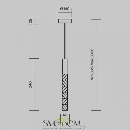 Подвесные светильники Maytoni MOD328PL-L3BS3K от Магазина Svetdom.by