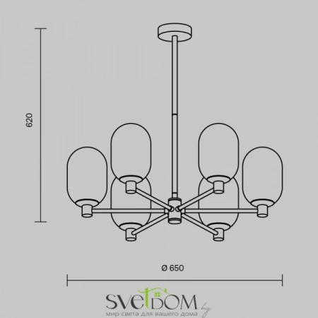 Подвесные светильники Freya FR1012PL-06BS от Магазина Svetdom.by
