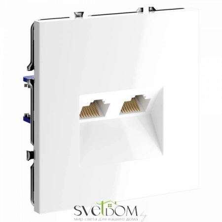 Розетка компьютерная двойная Voltum S70 VLS060201  Voltum