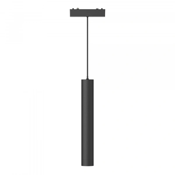 ST680.433.07 Магнитный трековый светильник Черный LED 1*7W 3000K 430Lm Ra>90 36° IP20 D30xH300 48V SKYFLAT