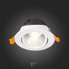 ST211.548.06.24 Св-к встр. Белый LED 1*6W 4000K 480Lm Ra80 24° IP20 D86xH50 220-240V Встраиваемые светильники ST LUCE