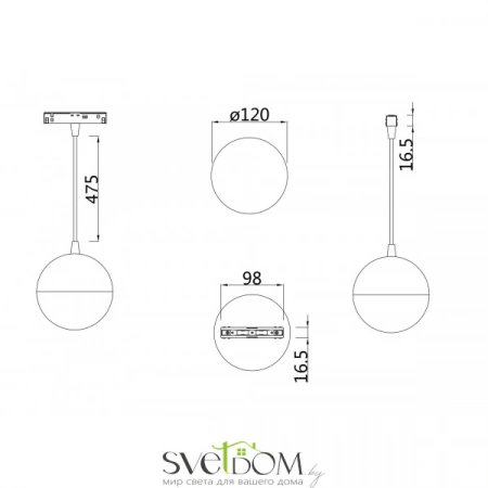Светильники Maytoni TR018-2-10W3K-W от Магазина Svetdom.by