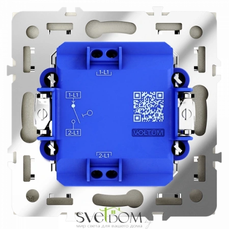 Выключатель одноклавишный Voltum S70 VLS010104  VLS010104 Voltum