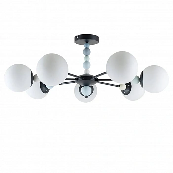6526/7C MODERNI LN23 101 чёрный Люстра потолочная E14 7*40W 220V SUNDAY