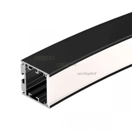 ARLIGHT Профиль SL-ARC-3535-D1500-N90 BLACK (1180мм, дуга 1 из 4) (Arlight, Алюминий)