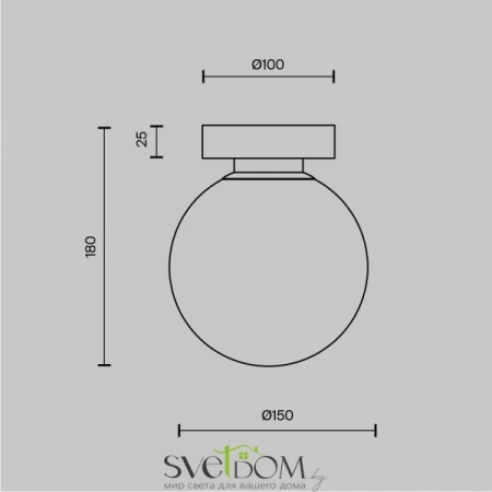 Настенные светильники MOD321WL-01B Maytoni | Svetdom.by