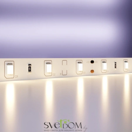 Светодиодная лента 12В 2835 4,8Вт/м 3000K 5м IP20 10102