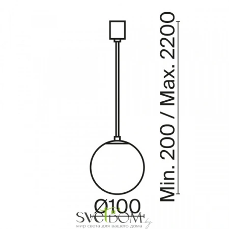 Подвесные светильники Maytoni P039PL-5W3K-10-B от Магазина Svetdom.by