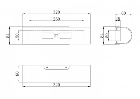 Настенные светильники P011WL-02C Maytoni | Svetdom.by