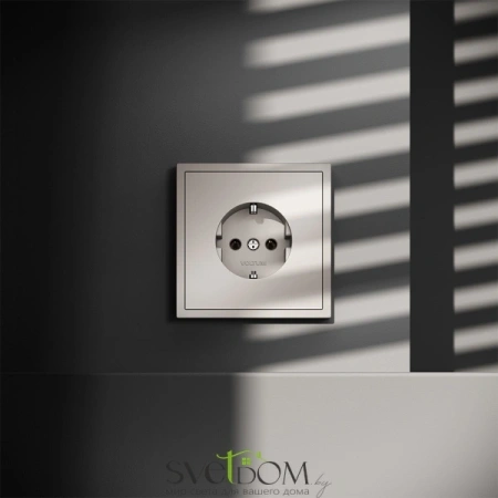 Розетки электрические с заземлением Voltum S70 VLS040103  Voltum VLS040103