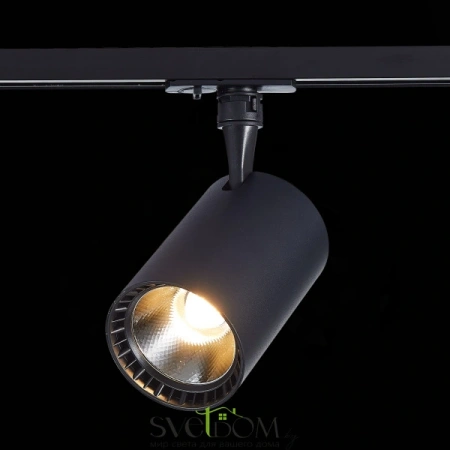 ST351.446.15.36 Св-к трек. Черный LED 1*15W 4000K 1 350Lm Ra?90 36° IP20 L118xW78xH174 100-240V Однофазная трековая система ST LUCE