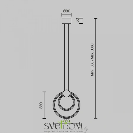 Подвесные светильники Maytoni MOD357PL-L14BS3K от Магазина Svetdom.by