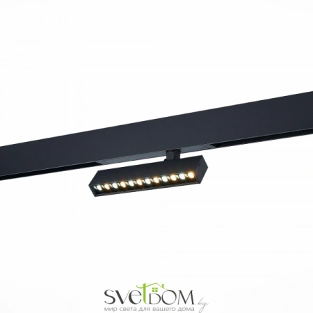 ST656.446.09 Св-к трек. Черный LED 1*9W 4000K 700Lm Ra>90 24 IP20 L220xW25xH105 220V SKYLINE 220 ST LUCE