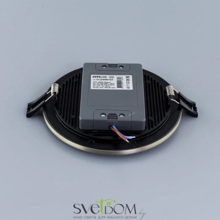 Citilux Омега CLD50R151 LED Встраиваемый светильник с диммером  Матовый Хром CITILUX