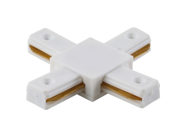 Соединитель X-образный (однофазный) Crystal Lux CLT 0.211 04 WH Crystal Lux