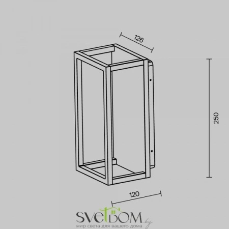 Настенный светильник Фрейм / Frame 3000K 12Вт IP 65 Maytoni