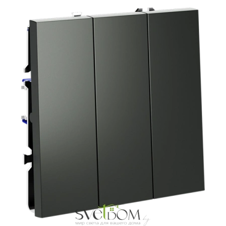 Выключатель трехклавишный Voltum S70 VLS030106  Voltum VLS030106