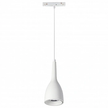 358550 SHINO NT21 049 белый Трековый светильник для низков. шинопровода, длина провода 1м IP20 LED 4000K 12W 48V FLUM